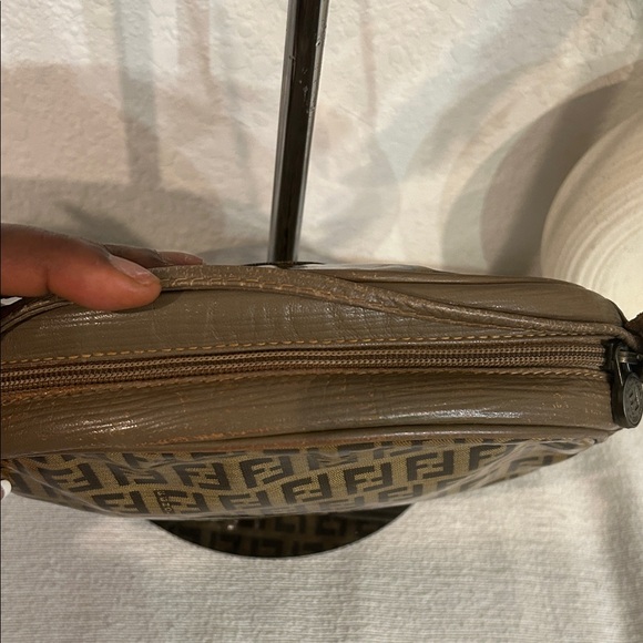 Fendi Tan and Brown Monogram Crossbody /shoulder Bag - Picture 7 of 17